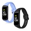 Комплект от 2 каишки за Samsung Galaxy Fit, Kwmobile, син/черен, силикон, 50233.23