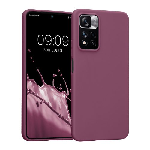 Калъф Kwmobile за Xiaomi Redmi Note 11 Pro Plus 5G, силикон, лилав, 58095.187