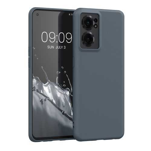 Калъф Kwmobile за OnePlus Nord CE 2 5G, силиконов, син, 57639.202