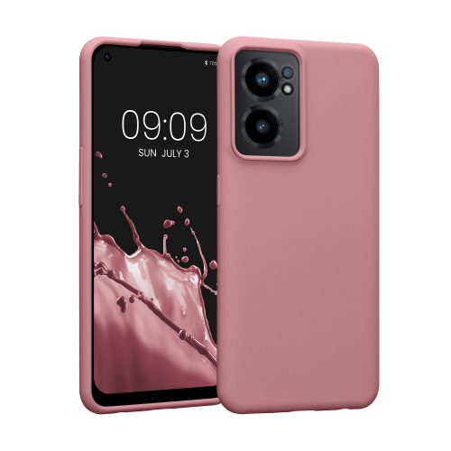 Калъф Kwmobile за OnePlus Nord CE 2 5G, силиконов, розов, 58116.193