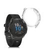 Комплект от 2 калъфа за Garmin Forerunner 245/Forerunner 245 Music, Kwmobile, черен/прозрачен, силикон, 58177.02