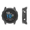 Комплект от 2 калъфа за Garmin Forerunner 245/Forerunner 245 Music, Kwmobile, черен/прозрачен, силикон, 58177.02