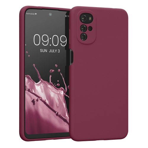 Калъф Kwmobile за Motorola Moto G22, Силиконов, Лилав, 58207.209