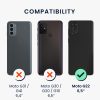 Калъф Kwmobile за Motorola Moto G22, силиконов, прозрачен/черен, 58213.01