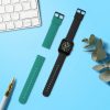 Комплект от 2 каишки за Huami Amazfit Bip U/Amazfit Bip U Pro, Kwmobile, Черен/Зелен, Силикон, 57434.04