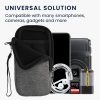 Kwmobile Universal Cover размер XL - 6,8 инча, текстил, сив, 58228.4.19