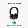 Комплект от 2 възглавнички за слушалки JBL Live 650BTNC/Live 660BTNC, Kwmobile, черни, еко кожа, 58251.01