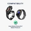 USB кабел за зареждане за Imoo Watch Phone Z6/Watch Phone Z1, Kwmobile, черен, пластмаса, 58257.01