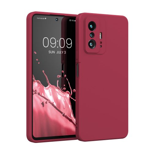 Калъф Kwmobile за Xiaomi 11T/11T Pro, силиконов, червен, 56573.229