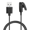 USB кабел за зареждане за Garmin Forerunner 230/Forerunner 235/Forerunner 645, Kwmobile, черен, пластмаса, 58453.01