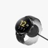 USB кабел за зареждане за Realme Watch S, Kwmobile, черен, пластмаса, 58456.01