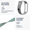 Комплект от 2 каишки за Xiaomi Mi Smart Band 6/Mi Band 6/Mi Band 5, Kwmobile, зелен/сив, силикон, 57428.07