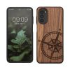 калъф kwmobile за Motorola Moto G52/Moto G82 5G, дърво, кафяв, 58541.01