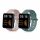 Комплект 2 каишки за Xiaomi Redmi Watch 2/Redmi Watch 2 Lite, Kwmobile, Green/Pink, Silicone, 56911.04