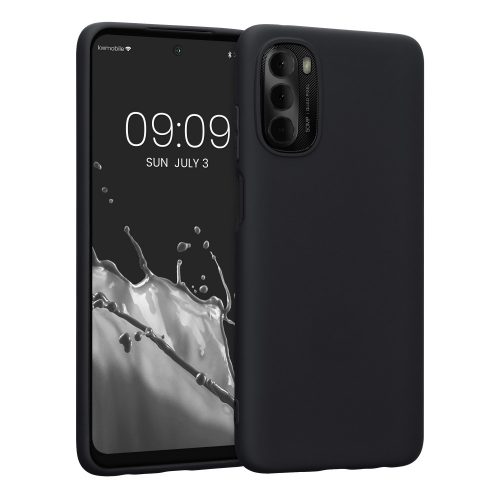 Калъф Kwmobile за Motorola Moto G (2022), силиконов, черен, 58530.47