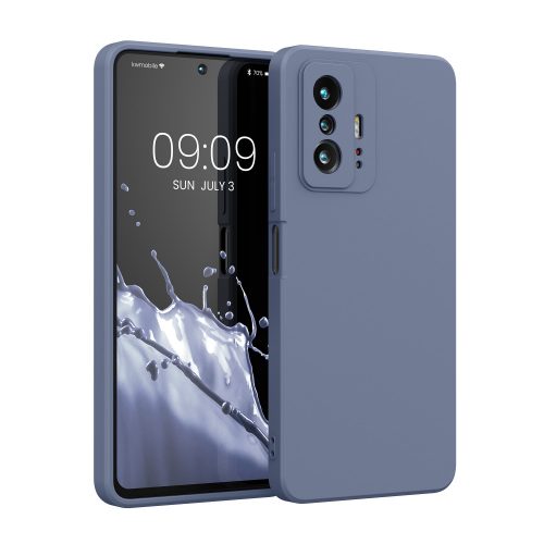 Калъф Kwmobile за Xiaomi 11T/11T Pro, силиконов, син, 56573.12