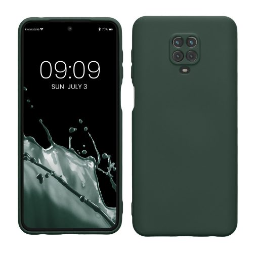 Калъф Kwmobile за Xiaomi Redmi Note 9S/Redmi Note 9 Pro/Redmi Note 9 Pro Max, силиконов, зелен, 56562.169