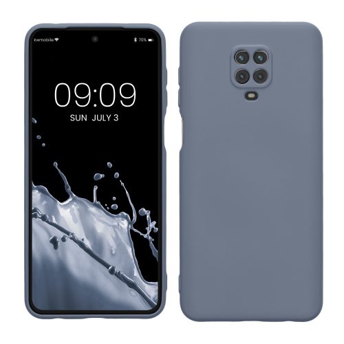 Калъф Kwmobile за Xiaomi Redmi Note 9S/Redmi Note 9 Pro/Redmi Note 9 Pro Max, силиконов, син, 56562.12