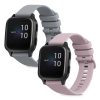 Комплект 2 каишки за Garmin Venu Sq/Venu Sq Music, Kwmobile, Pink/Grey, Silicone, 57776.04