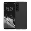 Калъф Kwmobile за Sony Xperia 1 IV, силиконов, черен, 58661.01