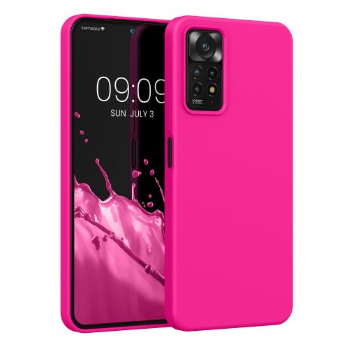 Калъф Kwmobile за Xiaomi Redmi Note 11 Pro/Redmi Note 11 Pro 5G, силиконов, розов, 57373.77