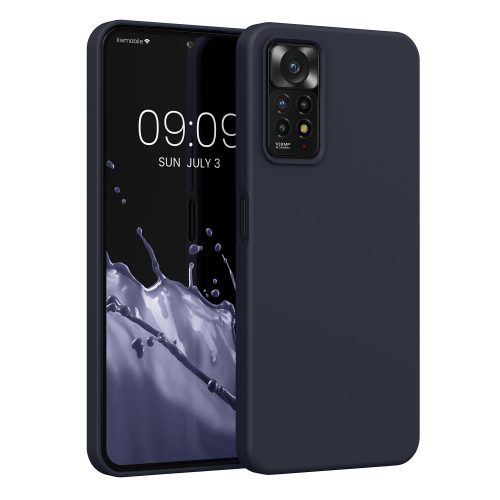 Калъф Kwmobile за Xiaomi Redmi Note 11 Pro/Redmi Note 11 Pro 5G, силиконов, син, 57373.186