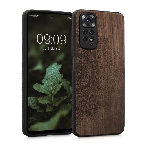 Калъф Kwmobile за Xiaomi Redmi Note 11/Redmi Note 11s, дърво, кафяв, 57386.03