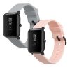 Комплект от 2 каишки за Huami Amazfit Bip S/Amazfit Bip S Lite, Kwmobile, Pink/Grey, Silicone, 53859.09