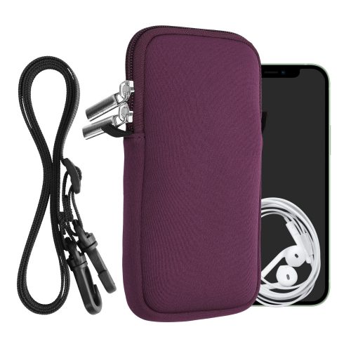 Kwmobile Universal Cover, размер L - 6,5 инча, неопрен, лилав, 58700.3.114