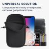 Kwmobile Universal Cover, размер M - 5,5 инча, неопрен, черен, 58700.2.01