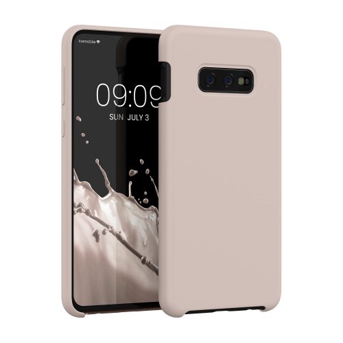 Калъф Kwmobile за Samsung Galaxy S10e, Силиконов, Крем, 47944.225