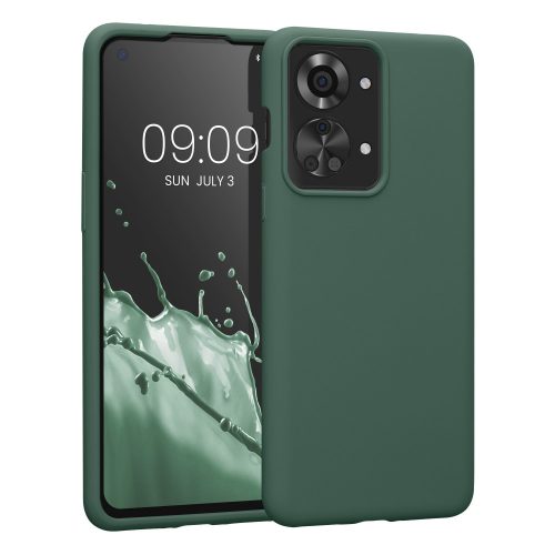 Калъф Kwmobile за OnePlus Nord 2T, силиконов, зелен, 58764.166