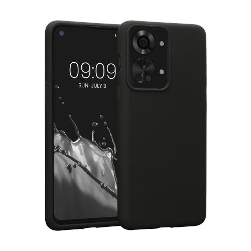 Калъф Kwmobile за OnePlus Nord 2T, силиконов, черен, 58764.01