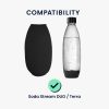 Комплект от 2 калъфа Cooler Jacket за бутилки SodaStream, Kwmobile, черно/червено, неопрен, 58832.01