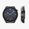 Комплект от 2 калъфа за Huawei Watch GT 3 Pro (46 мм), Kwmobile, черен/прозрачен, пластмаса, 58882.01