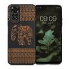 Калъф Kwmobile за Xiaomi Redmi Note 11/Redmi Note 11s, дърво, кафяв/черен, 57386.04