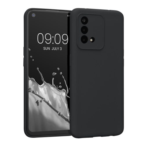 Калъф Kwmobile за OPPO A74, силиконов, черен, 58907.47