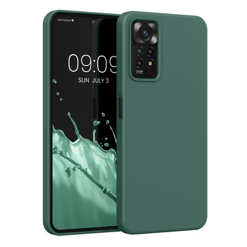 Калъф Kwmobile за Xiaomi Redmi Note 11 Pro/Redmi Note 11 Pro 5G, силиконов, зелен, 57373.166