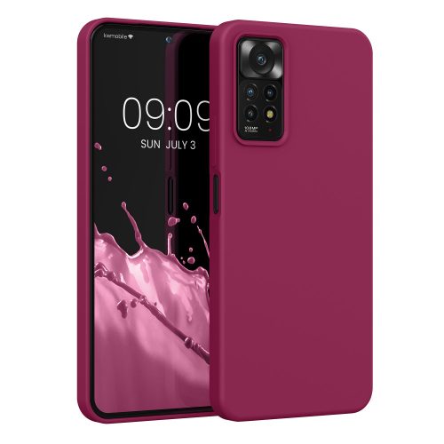 Калъф Kwmobile за Xiaomi Redmi Note 11 Pro/Redmi Note 11 Pro 5G, силиконов, лилав, 57373.100