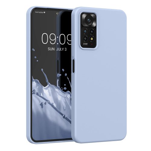 Калъф Kwmobile за Xiaomi Redmi Note 11 Pro/Redmi Note 11 Pro 5G, силиконов, син, 57373.58