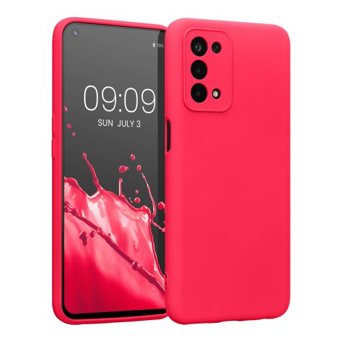 Калъф Kwmobile за OPPO A74 5G/A54 5G, Силиконов, Розов, 57571.77