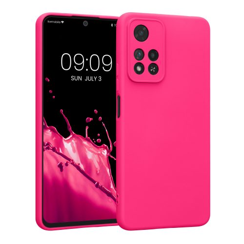 Калъф Kwmobile за Xiaomi Redmi Note 11 Pro Plus 5G, Силиконов, Розов, 58097.77