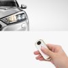 Калъф за автомобилен ключ за бутони Mazda 2 - Keyless Go, Kwmobile, бял/златен, силикон, 57044.02