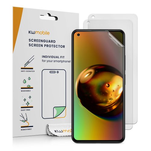 Комплект от 3 защитни фолиа Kwmobile за Xiaomi Mi 11 Lite 5G/11 Lite 5G NE, Предно, Полимерно, 57232.2