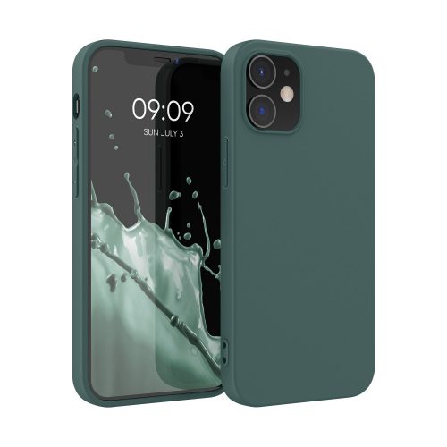 Калъф Kwmobile за Apple iPhone 12/iPhone 12 Pro, силиконов, зелен, 53938.171