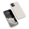 Калъф Kwmobile за Apple iPhone 12/iPhone 12 Pro, силиконов, бял, 53938.204