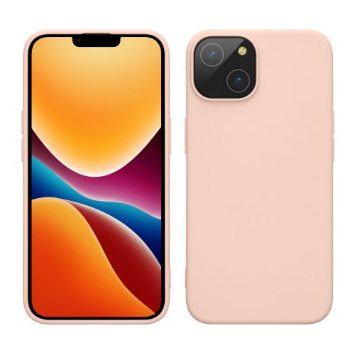 Калъф Kwmobile за Apple iPhone 14, силиконов, кремав, 59079.225