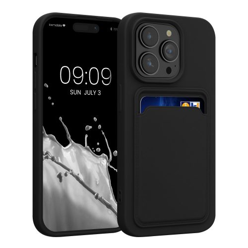 Калъф Kwmobile за Apple iPhone 14 Pro, силиконов, черен, 59114.01