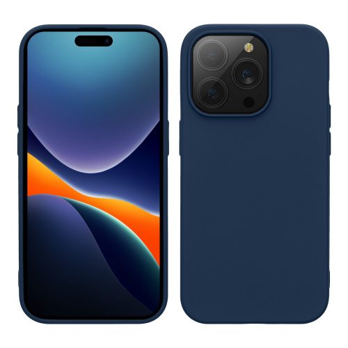 Калъф Kwmobile за Apple iPhone 14 Pro, силиконов, син, 59081.116