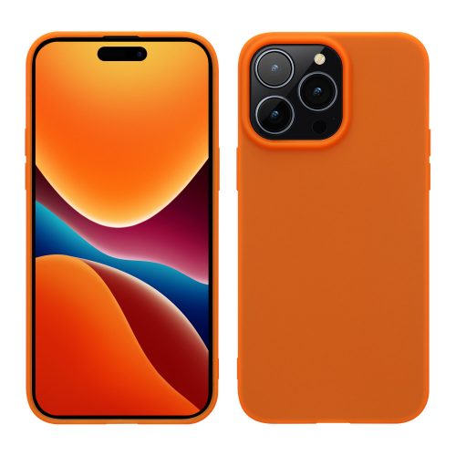 Калъф Kwmobile за Apple iPhone 14 Pro Max, силиконов, оранжев, 59078.69